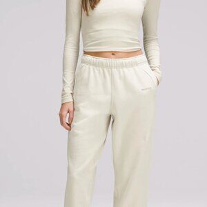 Lululemon Scuba Mid-Rise Oversized Jogger Regular NWT XL Bone